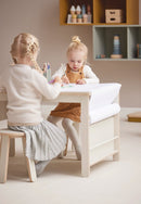 Taburet til tegnebord Warm grey  - Billede 1
