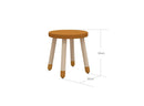 Taburet Mustard MDF - Billede 1