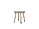 Taburet Natural Green MDF  - Billede 1