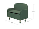 Slagbænk Deep green MDF - Billede 1