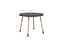 Legebord Ø60 Deepgreen MDF - Billede 1