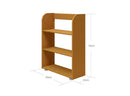 Reol m/3 hylder Mustard MDF  - Billede 1
