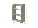 Reol m/3 hylder Natural Green MDF  - Billede 1