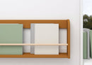 Boghylde m/1 holder Mustard MDF  - Billede 1
