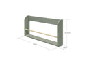 Boghylde m/1 holder Natural Green MDF  - Billede 1