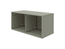 Bogkasse m/2 rum Natural Green MDF  - Billede 1