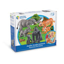 Jumbo Dyresæt: Jungledyr - Mødre & Unger - 6 stk - Fra 2 år. - Billede 1
