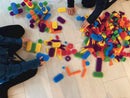 EduShape Nopper / Magic Brix - Rejsesæt - 33 dele - Fra 3 år. - Billede 1