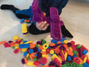 EduShape Nopper / Magic Brix - Rejsesæt - 33 dele - Fra 3 år. - Billede 1