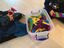 EduShape Nopper / Magic Brix - Mellem sæt - 144 dele - Fra 3 år. - Billede 1