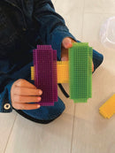EduShape Nopper / Magic Brix - Mellem sæt - 144 dele - Fra 3 år. - Billede 1