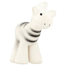 Tikiri Zebra - Helstøbt Biderangle / Gummidyr - Fra 0 år. - Billede 1
