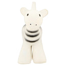 Tikiri Zebra - Helstøbt Biderangle / Gummidyr - Fra 0 år. - Billede 1