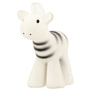 Tikiri Zebra - Helstøbt Biderangle / Gummidyr - Fra 0 år. - Billede 1