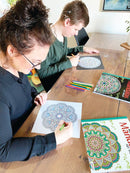 Malebog - Mandalas Art Therapy - Hvid - Unicorn - Billede 1