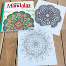 Malebog - Mandalas Art Therapy - Hvid - Unicorn - Billede 1