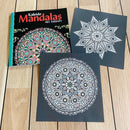 Malebog - Mandalas Art Therapy - Sort - Unicorn - Billede 1