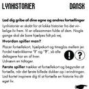 LynHistorier - Samtalekortspil med 100 kort - Fra 6 år - Billede 1