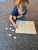 Pappuslespil Tal 1-100  - 100 brikker