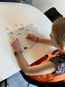 Matematiske Puslespil i pap - 5 stk - Fra 6 år.