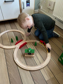 BRIO 33028 - Togbane - Klassisk 8-tals togsæt med 22 dele - Fra 2 år
