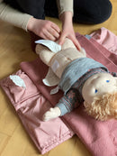 Byastrup Dukke Pusletaske - Rygsæk - Rød- Fra 3 år.