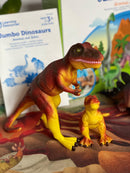 Jumbo Dyresæt: Dinosaur Mødre & Unger - 6 stk - Fra 3 år.