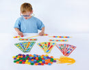 Læringsspil, Farvede Perler - Educational Advantage - Fra 3 år. - Billede 1