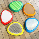 Tactile River Stones - Sæt med 5 taktile balancesten - Gonge - Fra 3 år.