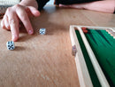Backgammon i  træ - strategispil - GOKI - fra 7 år - Billede 1