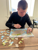 Pappuslespil Verden - 80 brikker