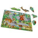 Puslespil i pap - 20 brikker (Jungle) - Billede 1