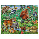 Puslespil i pap - 20 brikker (Jungle) - Billede 1