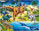 Puslespil i Pap fra Larsen - T-Rex dinosaur - 57 brikker. - Billede 1