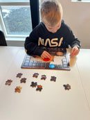 Puslespil i pap - Solsystem - 70 brikker