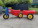 Dantoy Scooter/Skubber inkl. Anhænger - Fra 2 år. - Billede 1