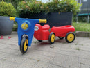 Dantoy Scooter/Skubber inkl. Anhænger - Fra 2 år. - Billede 1