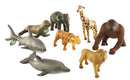 Dyr - Vilde Dyr fra Green Rubber Toys - 8 stk. - Billede 1