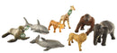 Dyr - Vilde Dyr fra Green Rubber Toys - 8 stk. - Billede 1