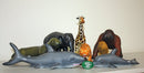 Dyr - Vilde Dyr fra Green Rubber Toys - 8 stk. - Billede 1