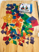 Magna-Tiles - 200 stk. Transparent. - Billede 1