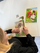 Puslespil i Pap fra Larsen - Katte - sæt med 2 stk.