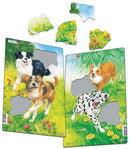 Puslespil i Pap fra Larsen - Hunde - sæt med 2 stk. - Billede 1