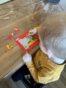 4 Puslespil i Pap  - Maskiner.