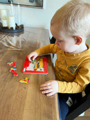 4 Puslespil i Pap  - Maskiner.