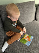 Puslespil i Pap - Dyrebørn - sæt med 4 stk.