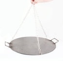 Pande med håndtag inkl. kæder, flad, Ø: 60 cm - Billede 1