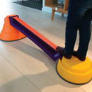 Gonge Build-N-Balance Balancetopsæt med Slack Line - H:10 cm. - Billede 1