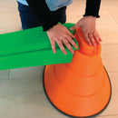 Gonge Build-N-Balance Balance Bropillesæt med Vippe Planke - H:24 cm. - Billede 1
