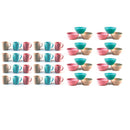 Børneservice - Assorterede farver - 48 dele. - Billede 1